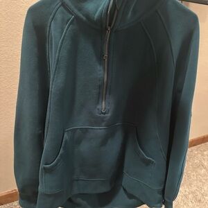 Lululemon Teal Half-Zip Scuba